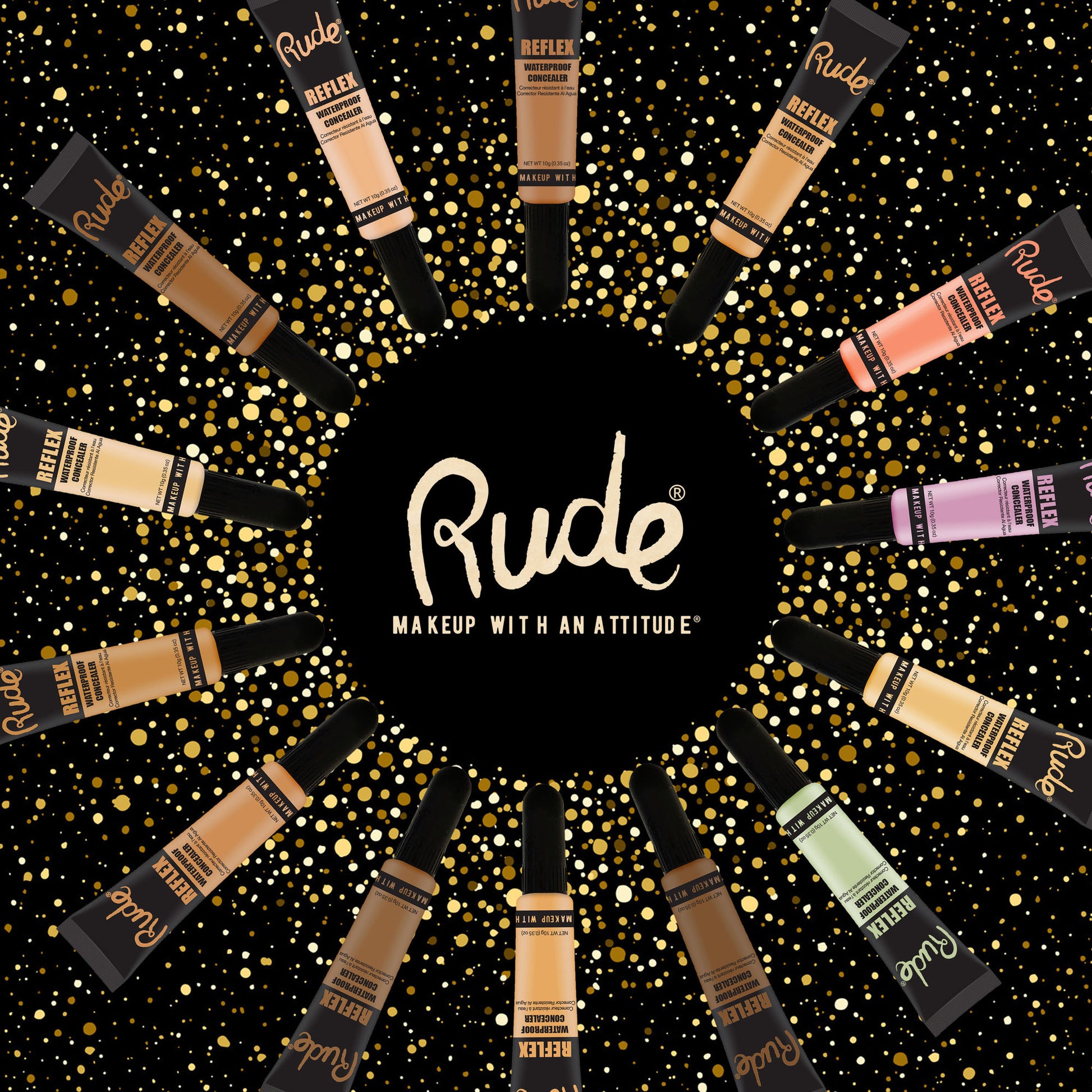 Rude Cosmetics Reflex Waterproof Concealer - Fair 01