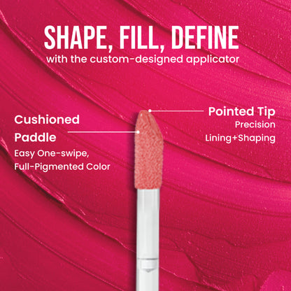 Insight Cosmetics No Smudge Lip Color, 12hr Long Wear Creamy Velvet Finish, Transfer Proof Formula - Puerto Rico