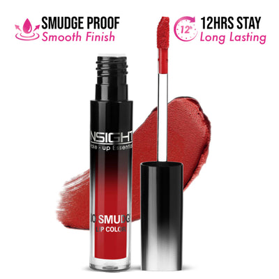 Insight Cosmetics No Smudge Lip Color, 12hr Long Wear Creamy Velvet Finish, Transfer Proof Formula - Barbados