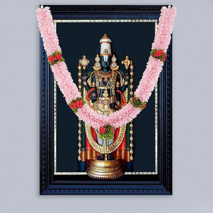 Artificial Garland for Home Decoration, 30 Inches Handcrafted Artificial Flower Garland for Sankranti Ugadi Varamahalakshmi Wedding Event, Diwali & Navaratri Festivals (Pink)
