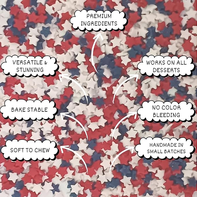 Confect Patriotic Sprinkles for Decoration 03
