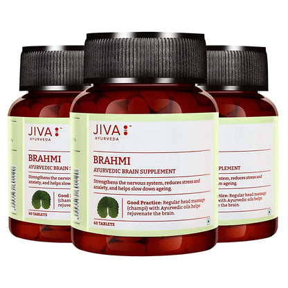 Jiva Ayurveda Brahmi Tablets - Indyancart