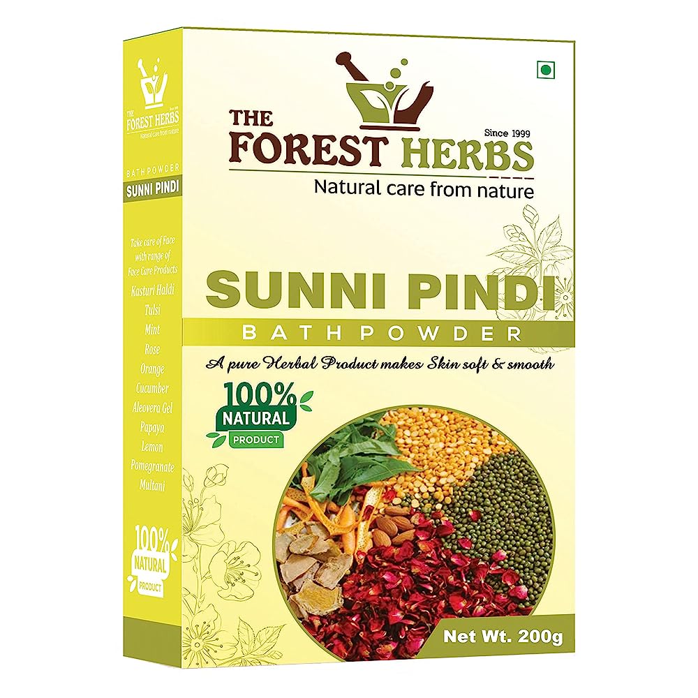 Forest Herbs Sunni Pindi Bath Powder - Indyancart