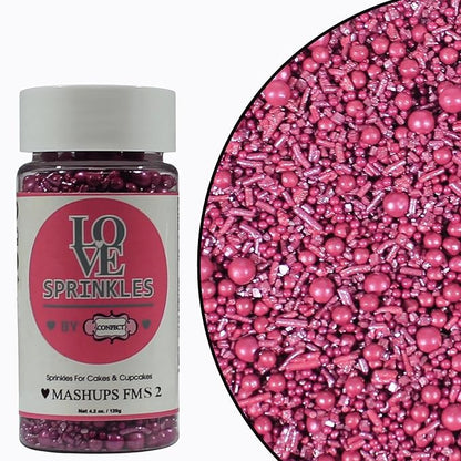 Confect Mauve | Sprinkles Bottle for Decoration Bottle