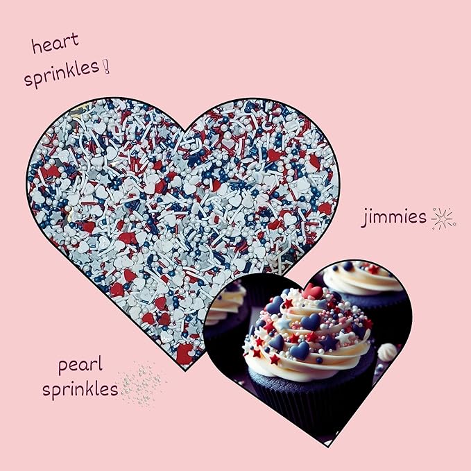 Confect Patriotic Sprinkles for Decoration 01