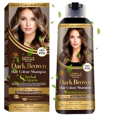 Kokila Organics Hair Color Shampoo With Natural Extracts