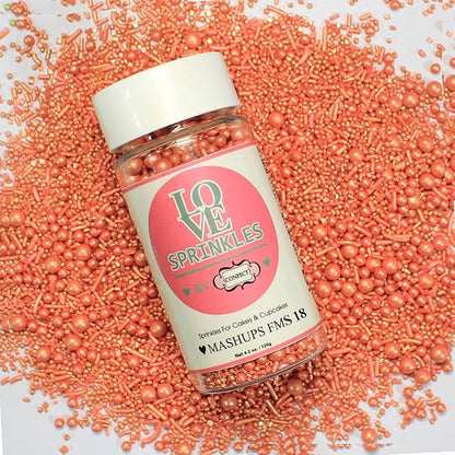 Confect Rose Gold | Sprinkles Bottle for Decoration Bottle