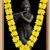 Artificial Garland for Home Decoration, 40 Inches Handcrafted Artificial Rose Flower Garland for Sankranti Ugadi Varamahalakshmi Wedding Event, Diwali & Navaratri Festivals (Yellow)