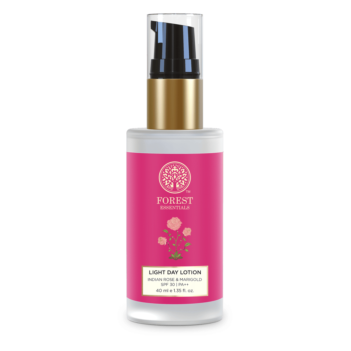 Forest Essentials Light Day Lotion Indian Rose & Marigold With SPF 30 Daily Moisturiser For Dry Skin