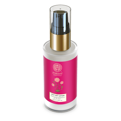 Forest Essentials Light Day Lotion Indian Rose & Marigold With SPF 30 Daily Moisturiser For Dry Skin