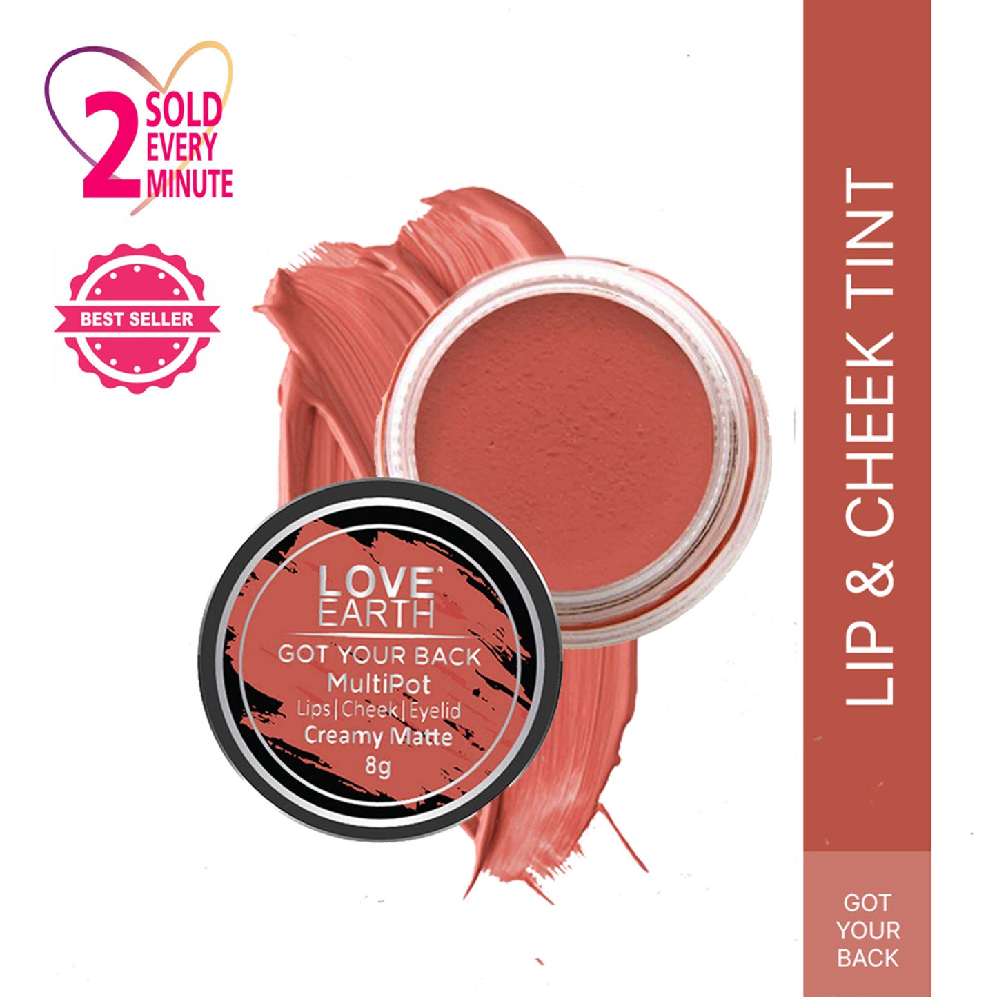 Love Earth Multipot Lip and Cheek Tint - Got Your Back