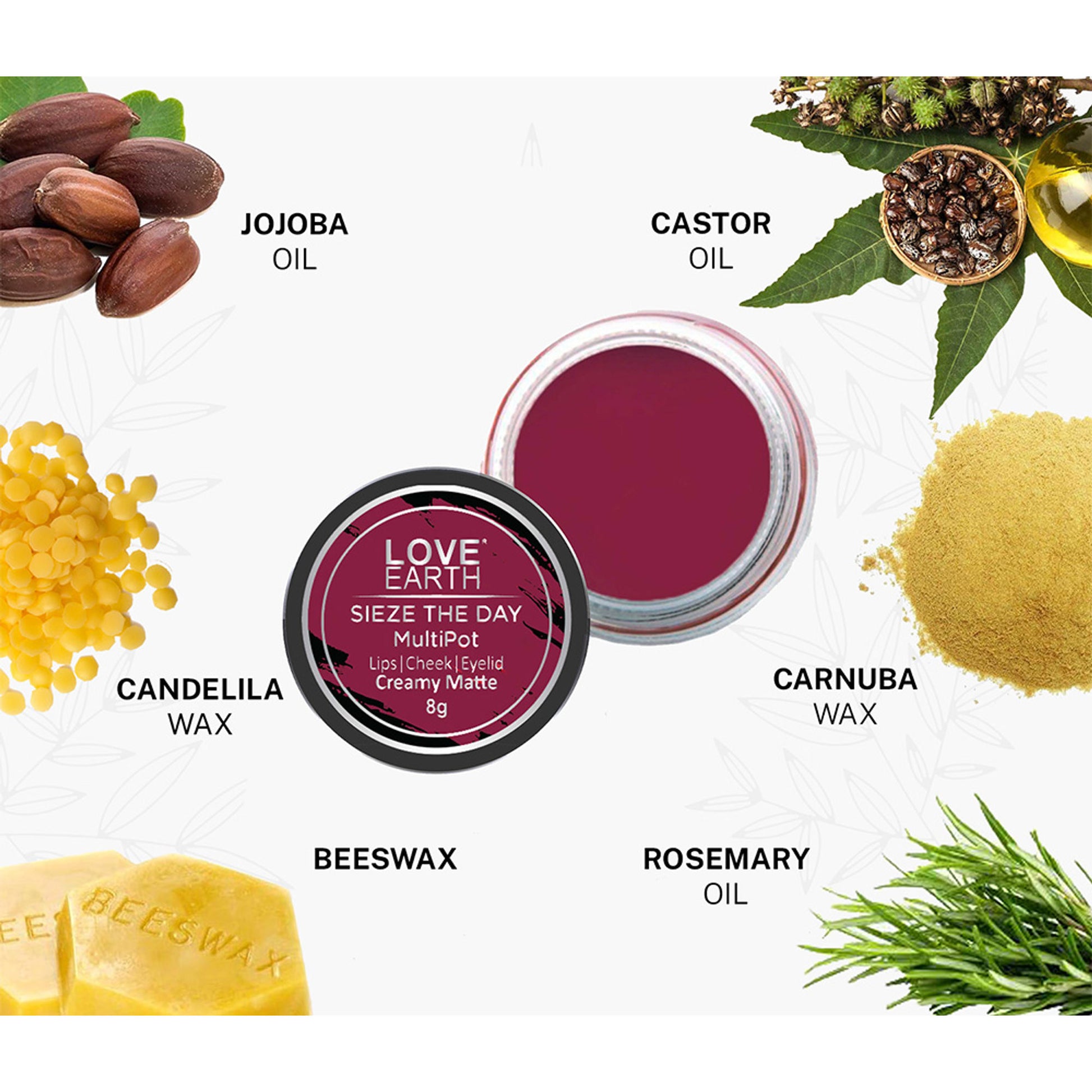 Love Earth Multipot Lip and Cheek Tint - Sieze The Day