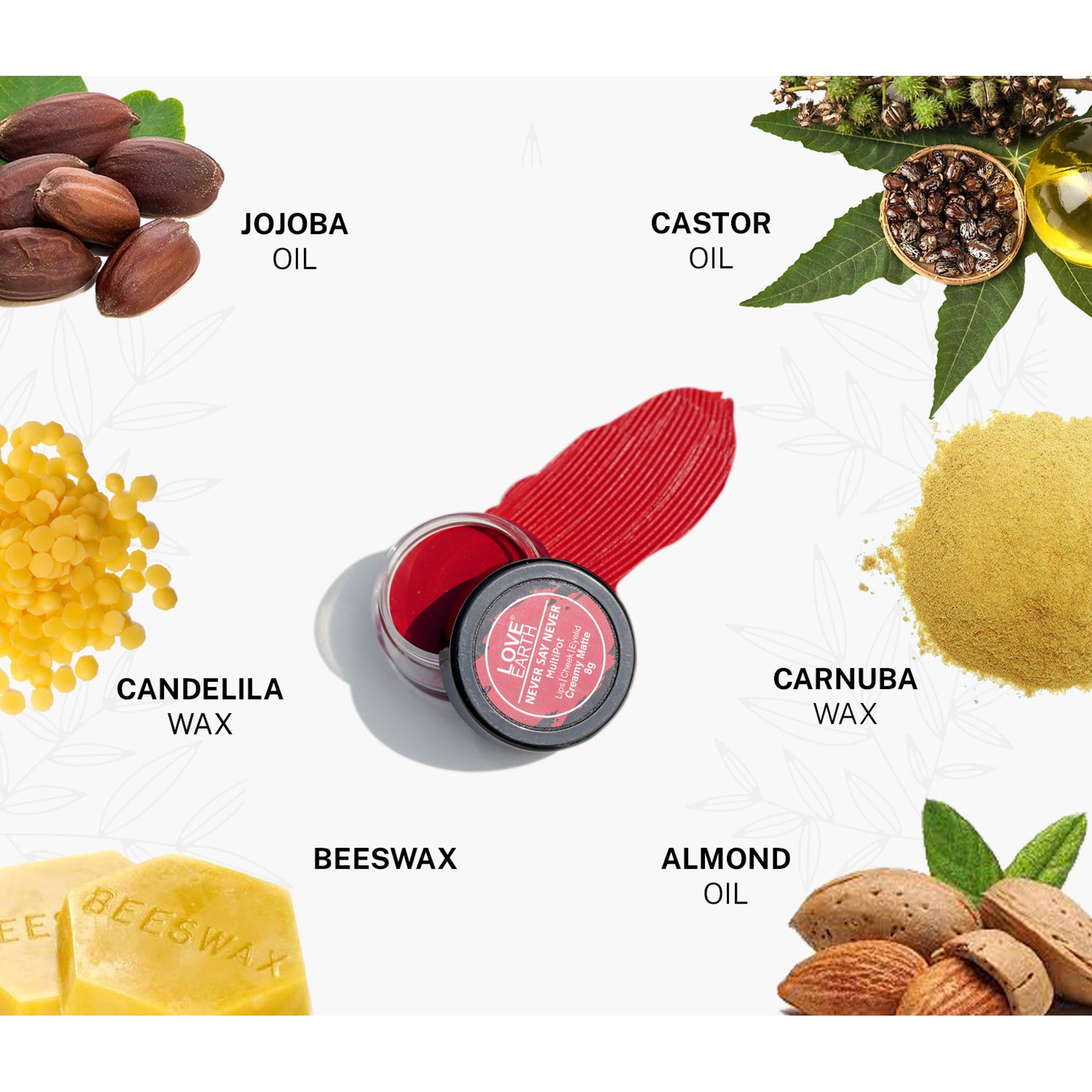Love Earth Multipot Lip and Cheek Tint - Never Say Never