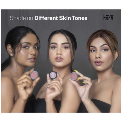 Love Earth Multipot Lip and Cheek Tint in a compact container with a creamy, pigmented formula and natural finish.
