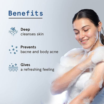 Be Bodywise Face & Body Acne Kit (1% Salicylic Acid Body Wash + Anti Acne Face Wash)