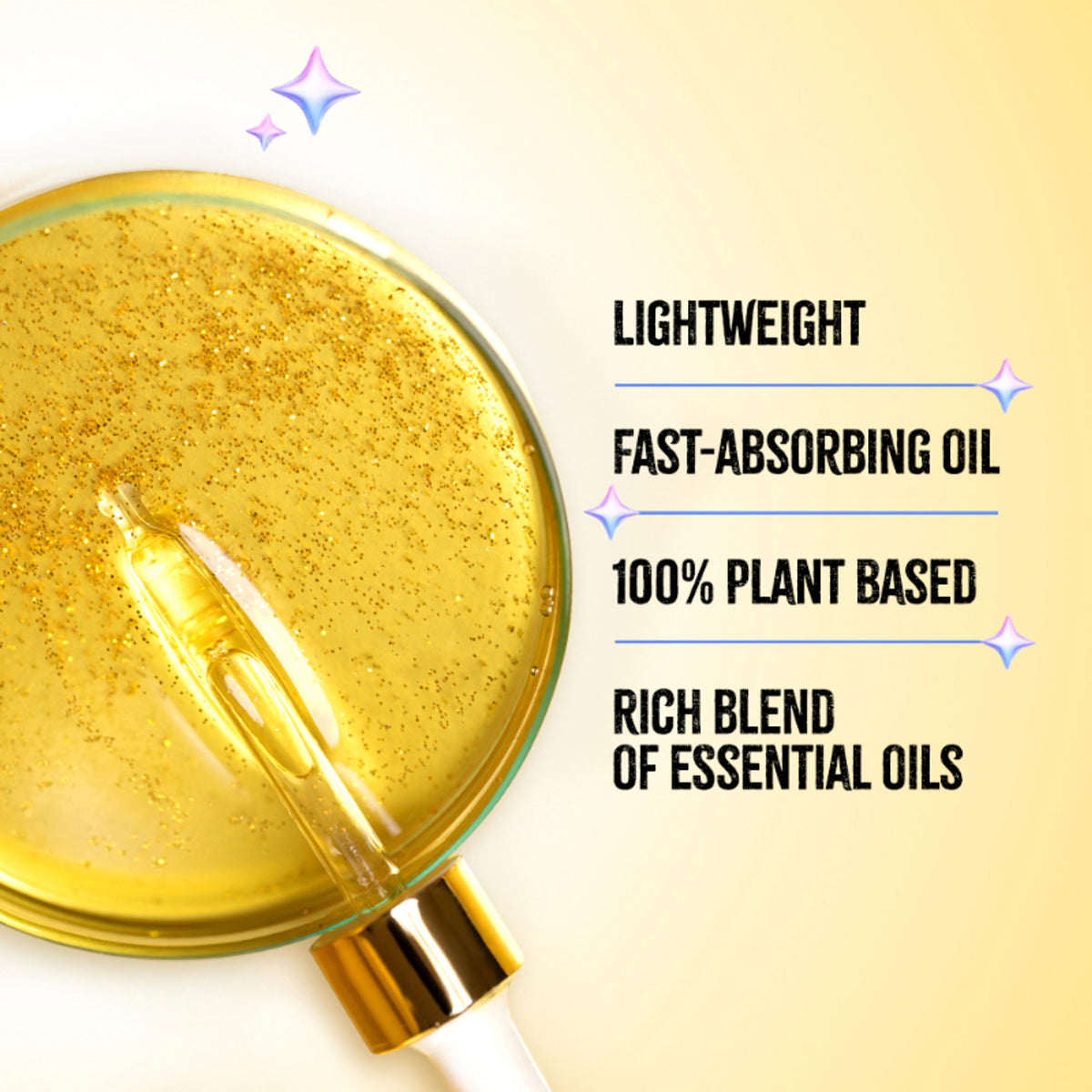 Nykaa Naturals Skin Potion 24K Gold Collagen Boosting Face Oil Serum with Squalene