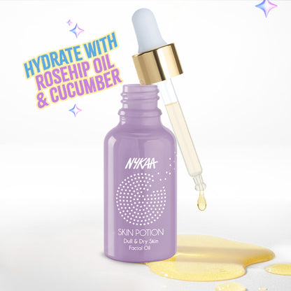 Nykaa Naturals Skin Potion Dull & Dry Skin Facial Oil