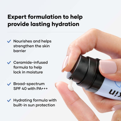 Cureskin Ceramide Care Cream SPF 40 PA+++ Anti-Aging & Skin Barrier Strengthening Moisturiser