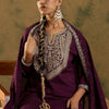 Indyancart IE Women Paisley Embroidered Regular Kurta with Trousers & With Dupatta