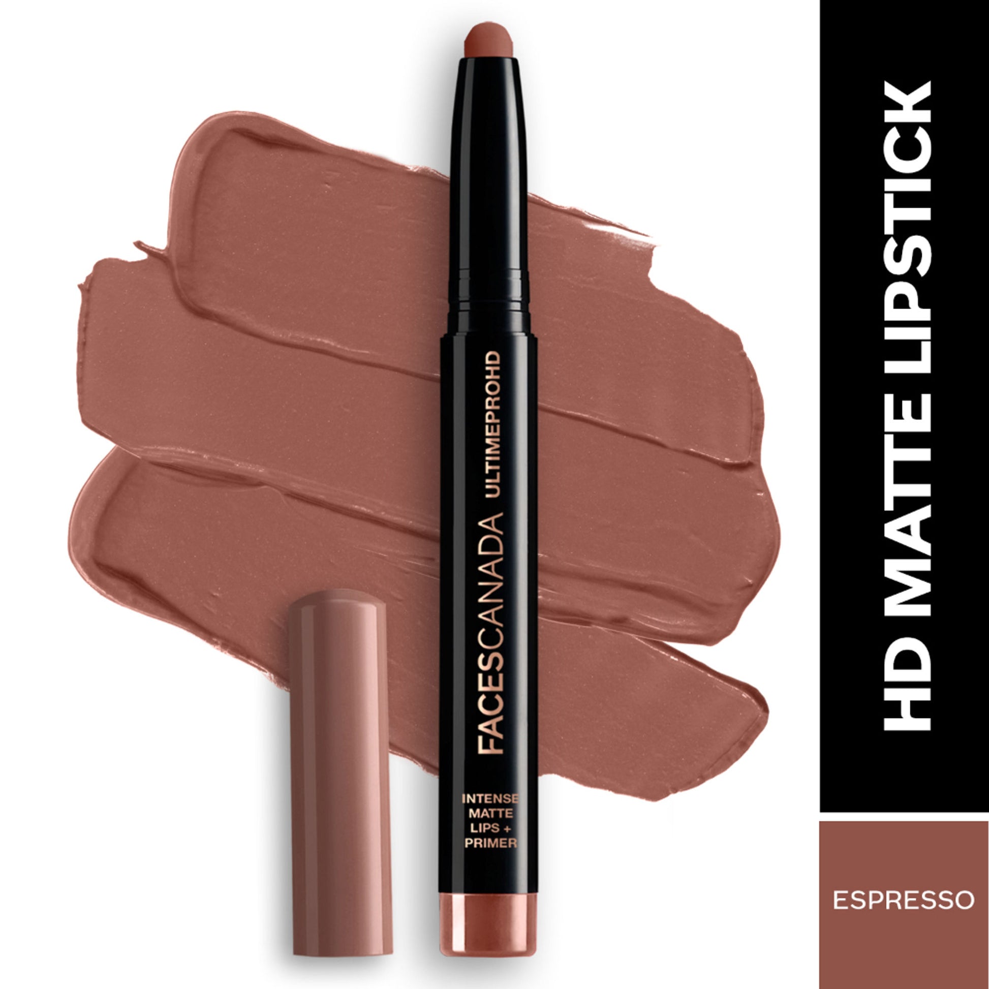 Faces Canada Ultime Pro HD Intense Matte Lips + Primer - Espresso 03