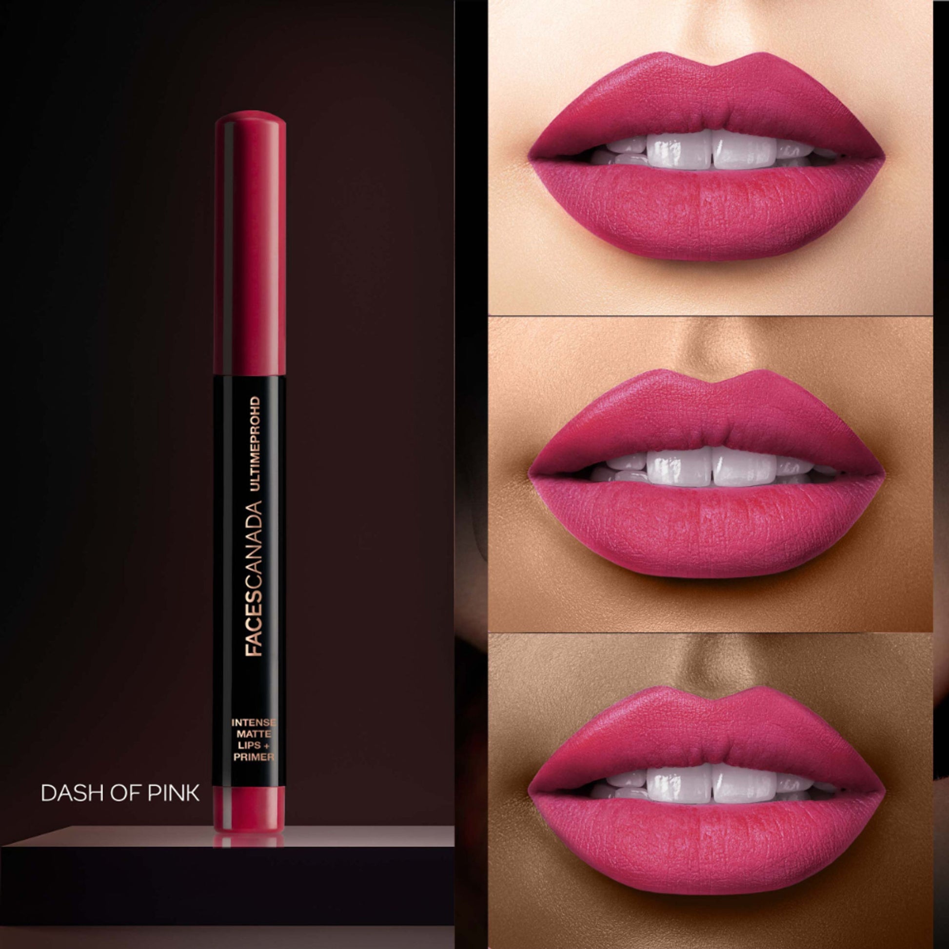 Faces Canada Ultime Pro HD Intense Matte Lips + Primer - Dash Of Pink 05