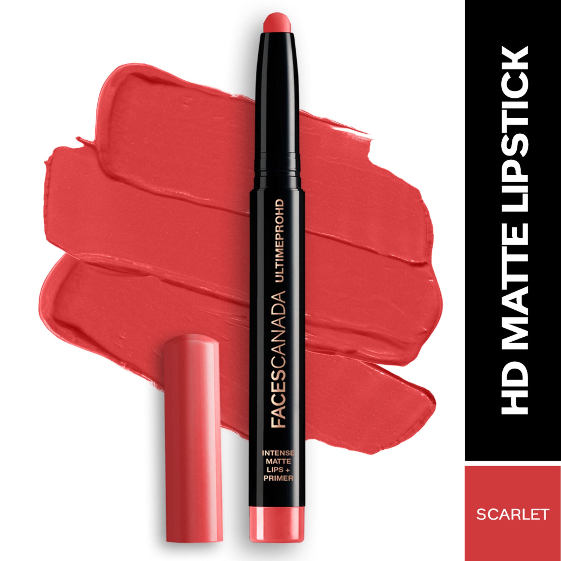 Faces Canada Ultime Pro HD Intense Matte Lips + Primer - Scarlet 06