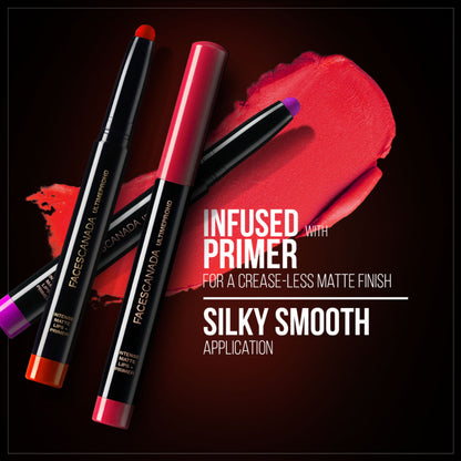 Faces Canada Ultime Pro HD Intense Matte Lips + Primer - Scarlet 06
