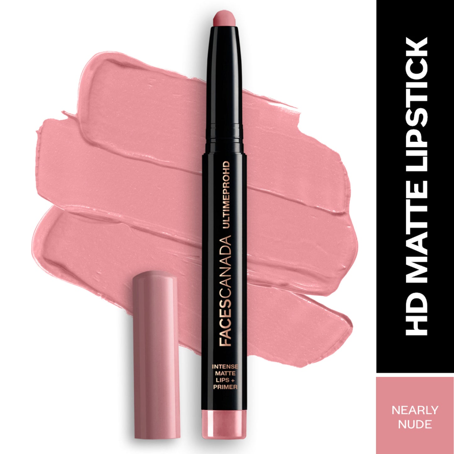 Faces Canada Ultime Pro HD Intense Matte Lips + Primer - Nearly Nude 08