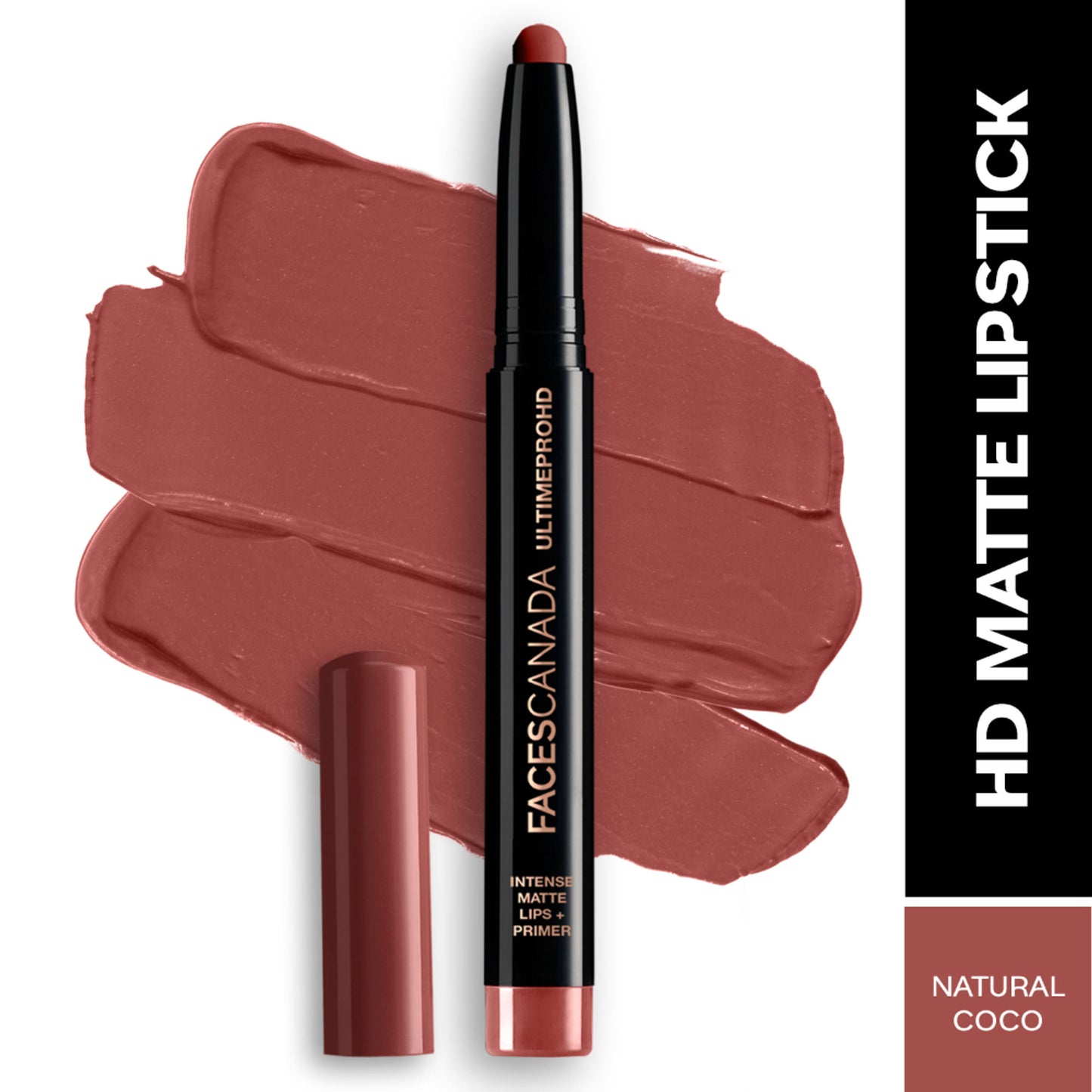 Faces Canada Ultime Pro HD Intense Matte Lips + Primer - Natural Coco 12