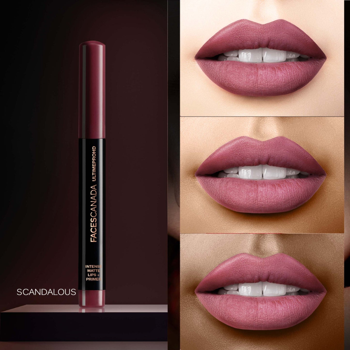 Faces Canada Ultime Pro HD Intense Matte Lips + Primer - Scandalous 13