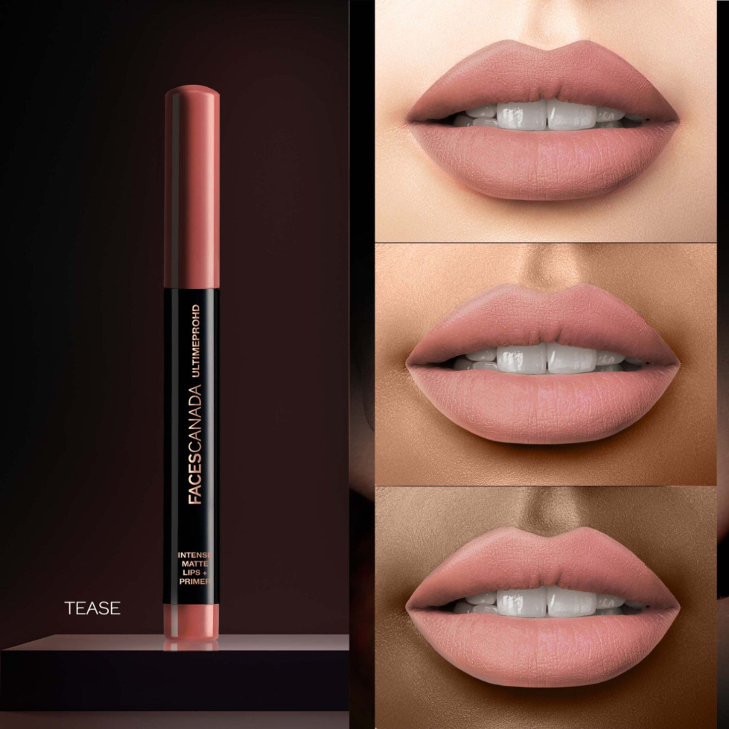 Faces Canada Ultime Pro HD Intense Matte Lips + Primer - Tease 14