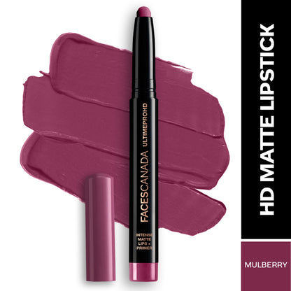 Faces Canada Ultime Pro HD Intense Matte Lips + Primer - Mulberry Magic 17