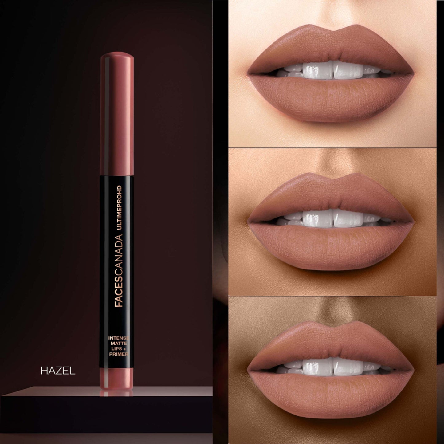 Faces Canada Ultime Pro HD Intense Matte Lips + Primer - Hazel 19
