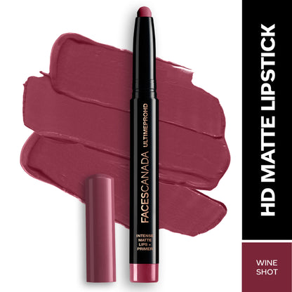 Faces Canada Ultime Pro HD Intense Matte Lips + Primer - Wine Shot 26