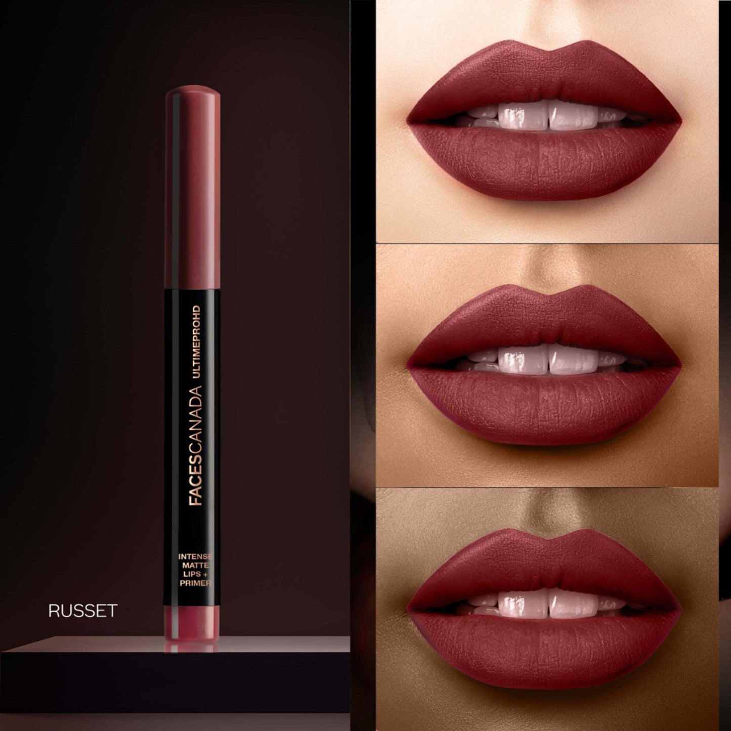 Faces Canada Ultime Pro HD Intense Matte Lips + Primer - Russet 29