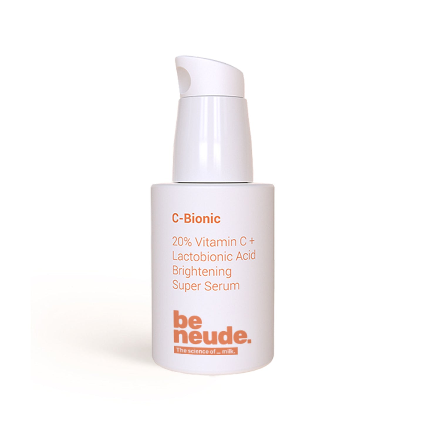 Be Neude 20% Vitamin C and Lactobionic Acid Brightening Serum with Glutathione and Ferulic