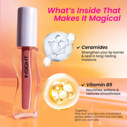 Insight Cosmetics Hydra Creamy Lip Sheen - Nude Pour
