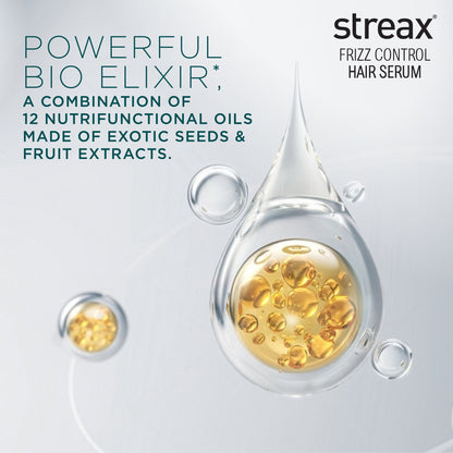 Streax Anti Frizz Hair Serum With Bio-Elixir