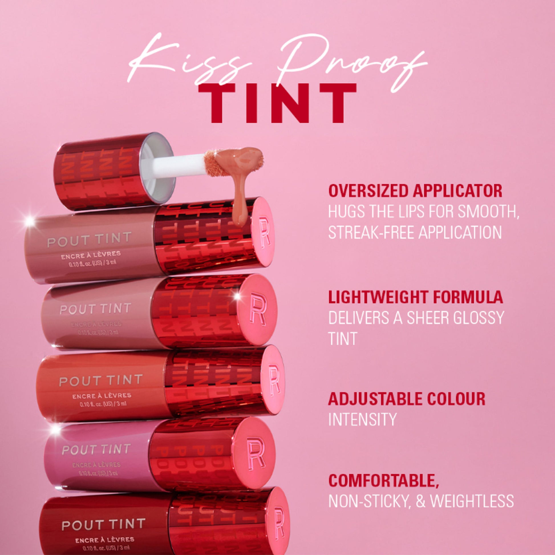 Makeup Revolution Pout Tint - Sweet Pink
