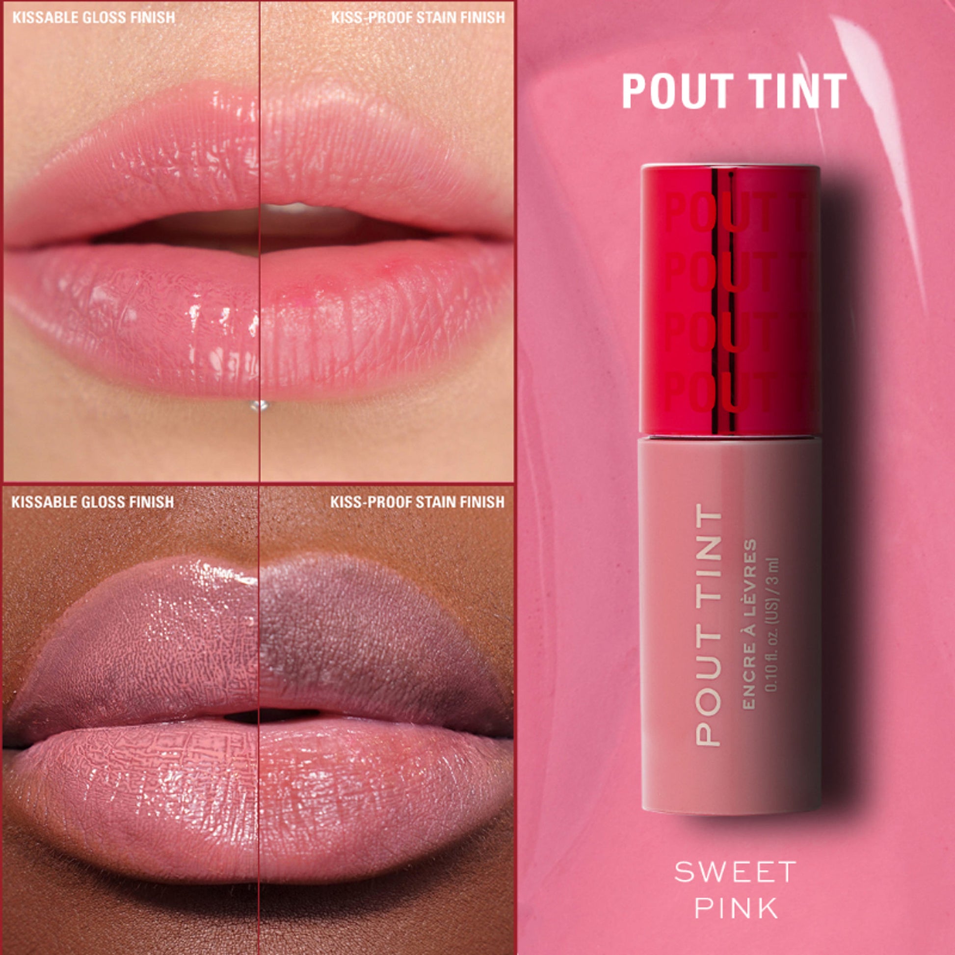 Makeup Revolution Pout Tint - Sweet Pink