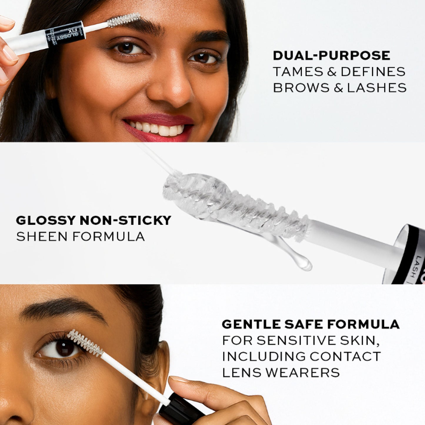 Makeup Revolution Relove Glossy Fix Clear Brow Gel Mascara