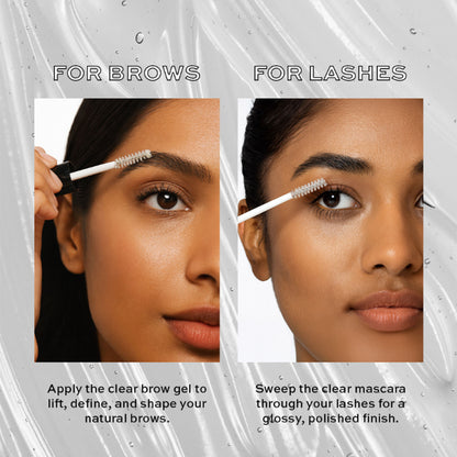 Makeup Revolution Relove Glossy Fix Clear Brow Gel Mascara