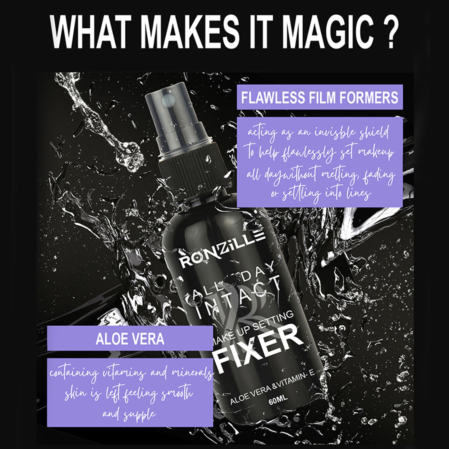 Ronzille All Day Intact Makeup Setting Fixer