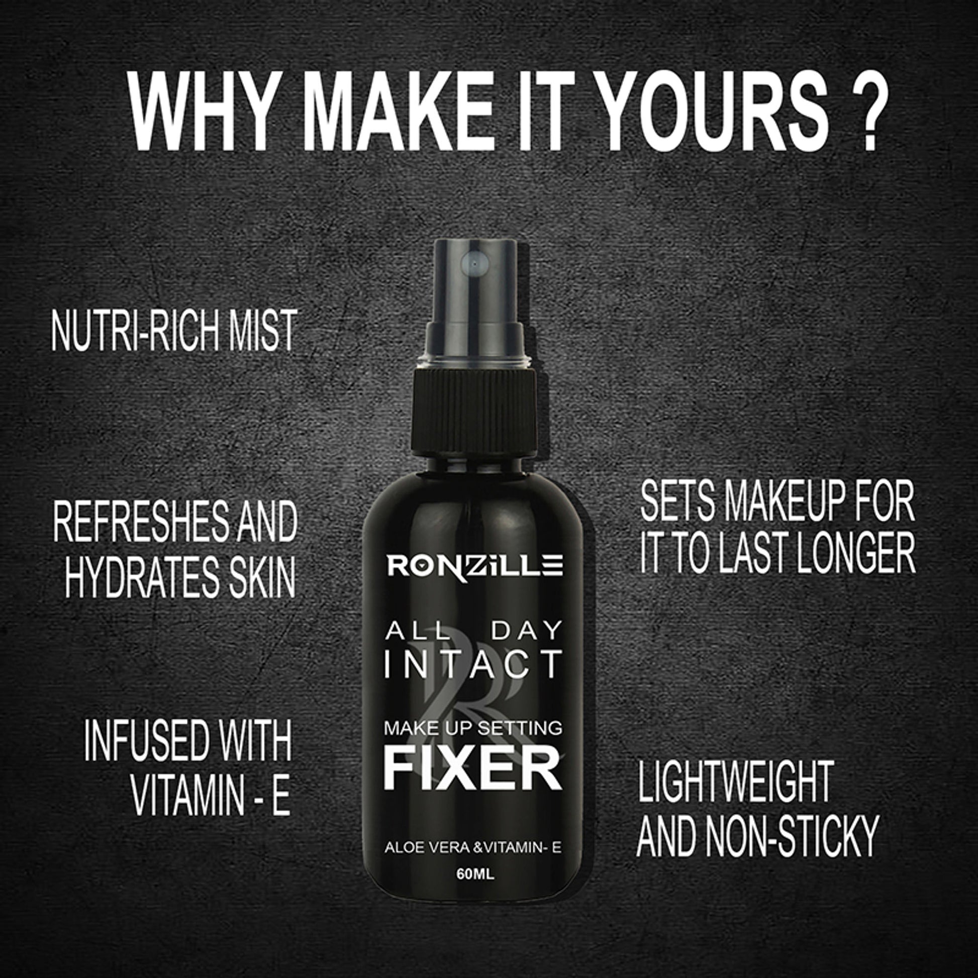 Ronzille All Day Intact Makeup Setting Fixer