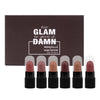 Ronzille Too Glam To Give A Damn Bullet Lipstick Set Of 6 - Nude Edition