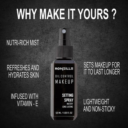 Ronzille Oil Control Makeup Setting Spary