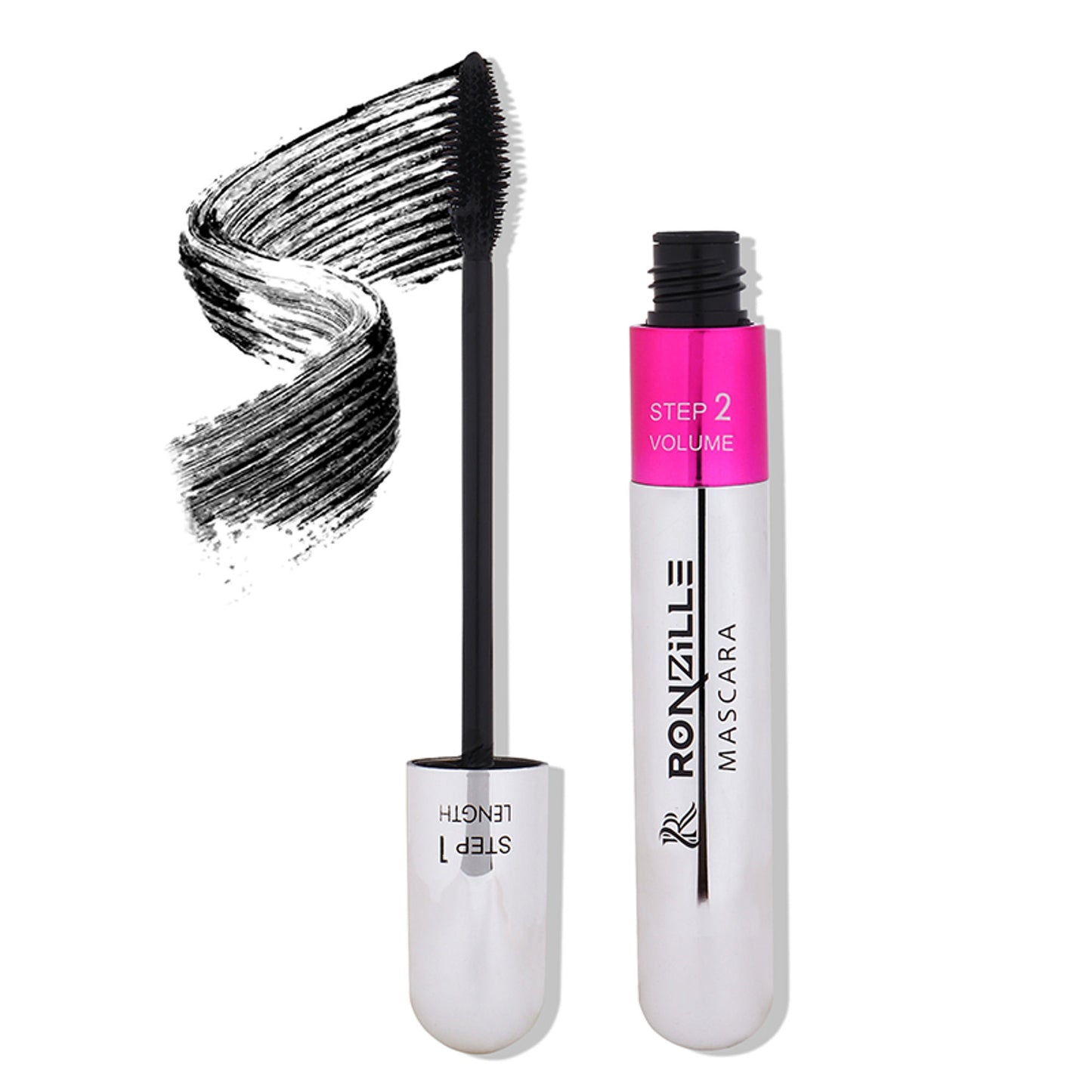 Ronzille Waterproof And Smudgeproof Two In One Mascara