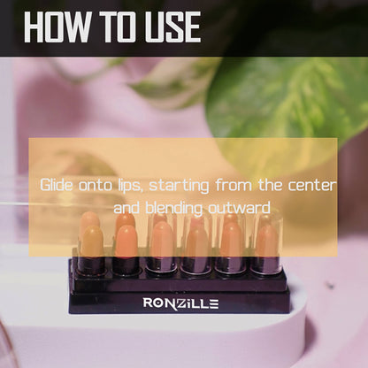 Ronzille Mini Trial Lipstick Kit - Set Of 12 Shade A