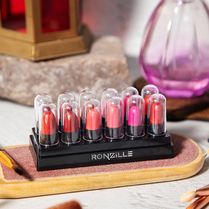 Ronzille Mini Trial Lipstick Kit - Set Of 12 Shade A