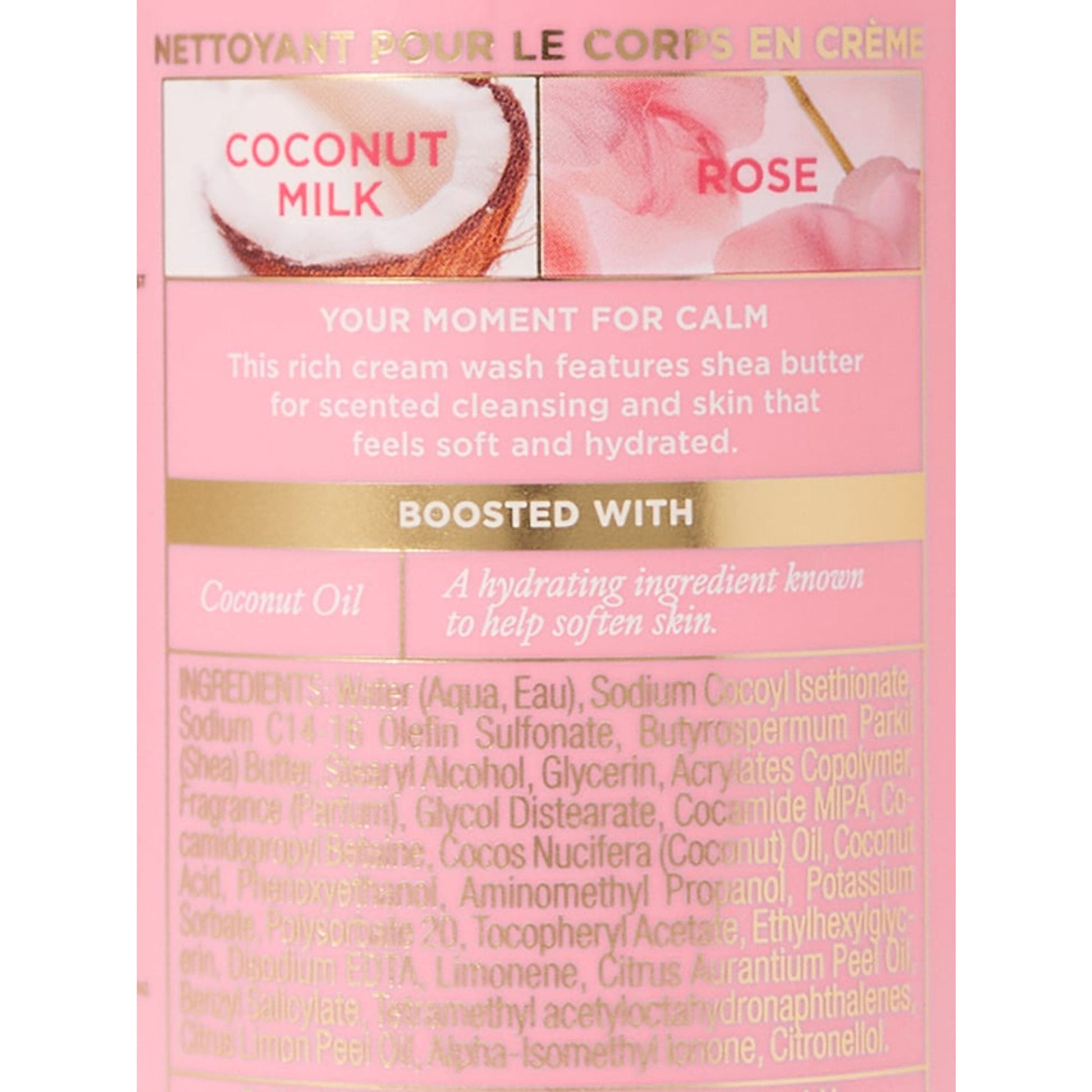 Victoria's Secret Coconut Milk Rose Natural Beauty Body Wash